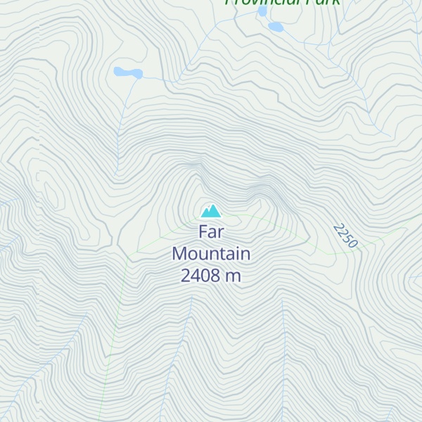 Map of Far Mountain