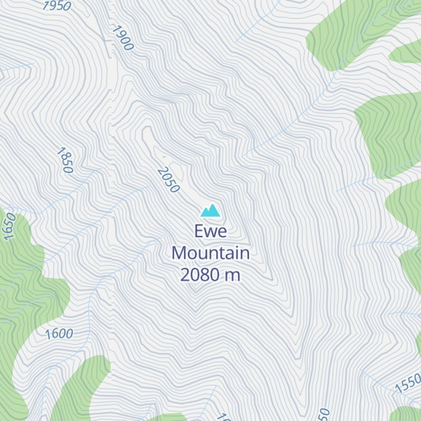 Map of Ewe Mountain