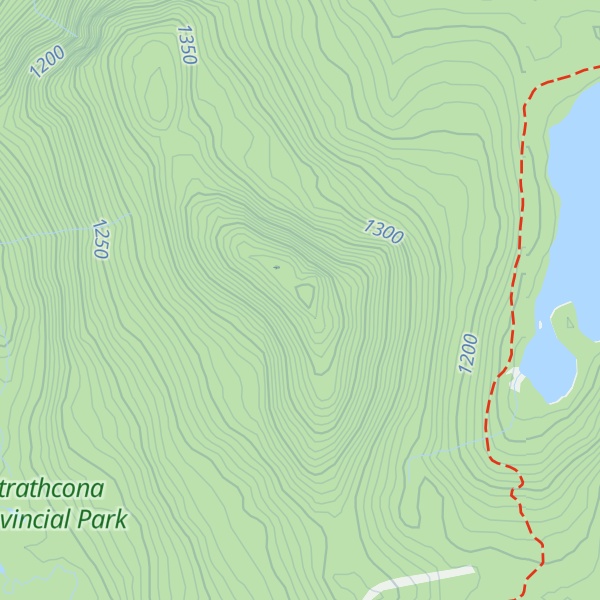 Map of Mount Allan Brooks