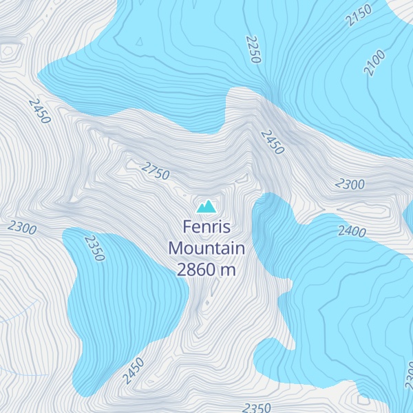 Map of Fenris Mountain
