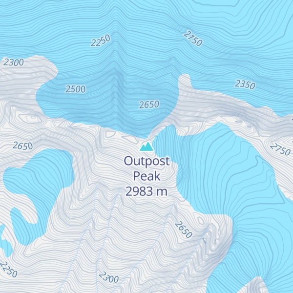 Map of Outpost Peak