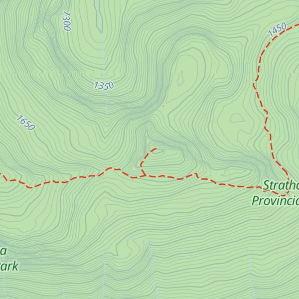 Map of Castlecrag Mountain