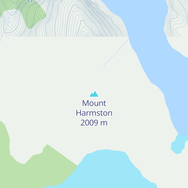 Map of Mount Harmston