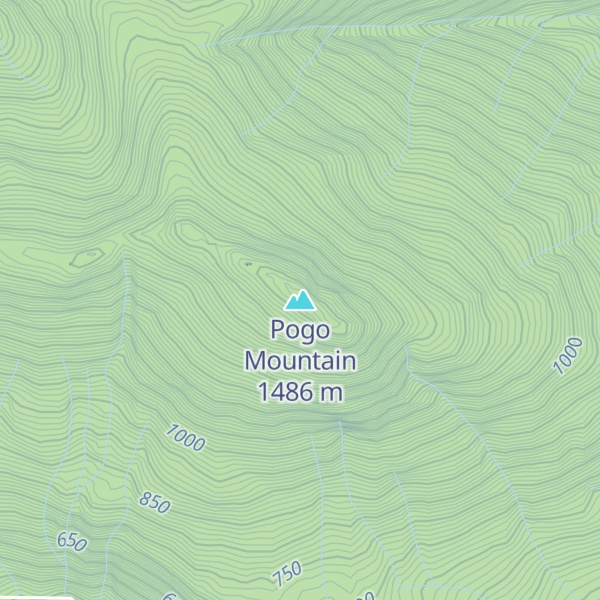 Map of Pogo Mountain