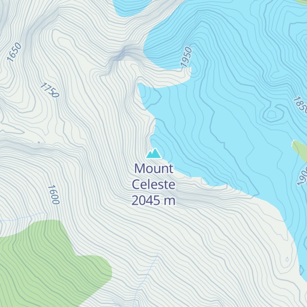 Map of Mount Celeste