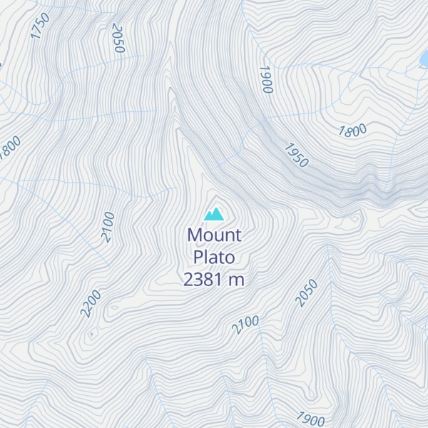 Map of Mount Plato