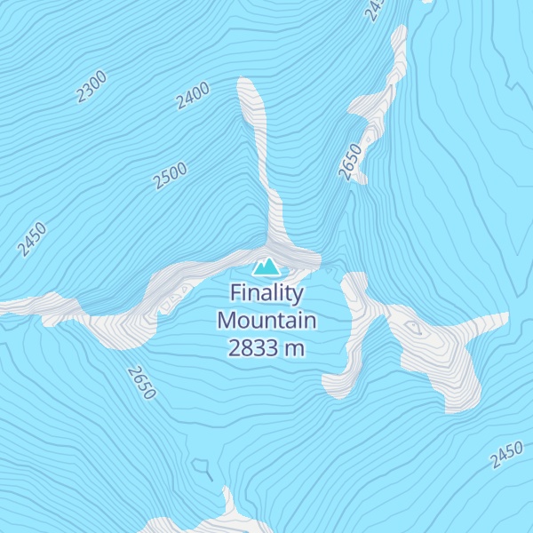 Map of Finality Mountain