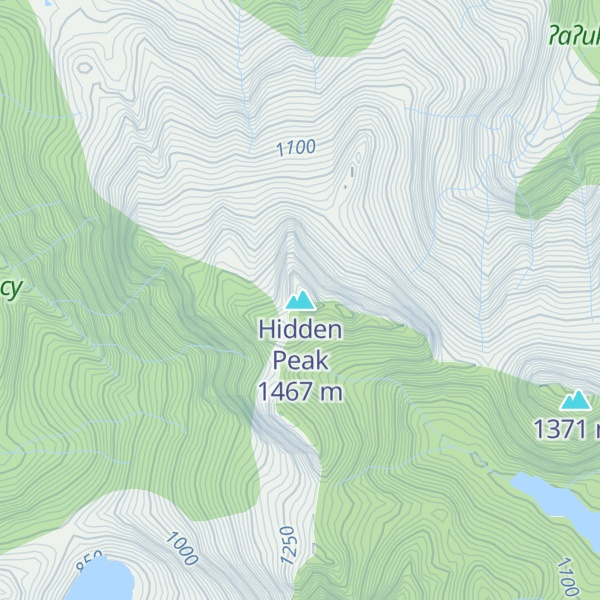 Map of Hidden Peak