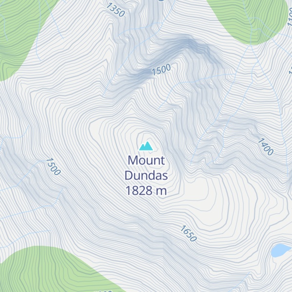 Map of Mount Dundas