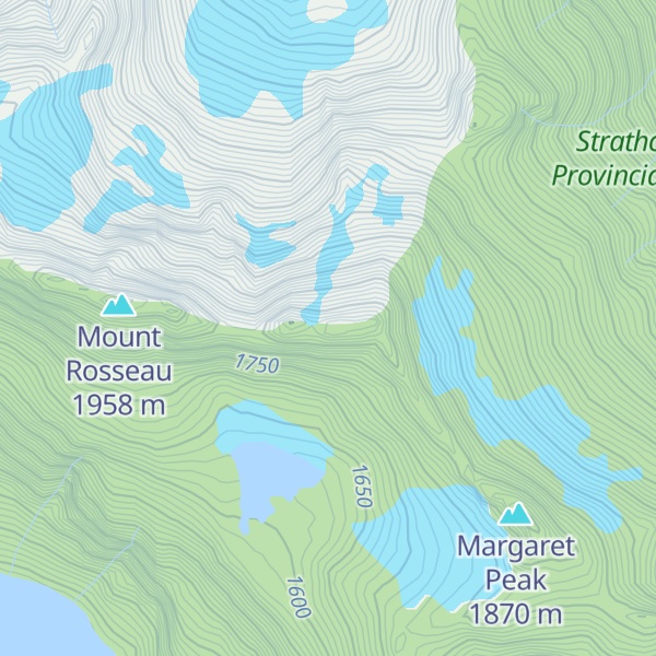 Map of The Misthorns