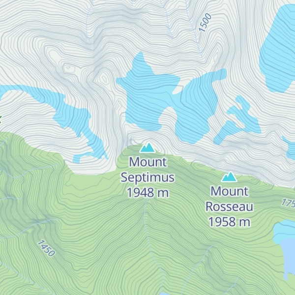 Map of Mount Septimus