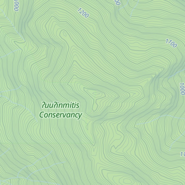 Map of Canto Peak