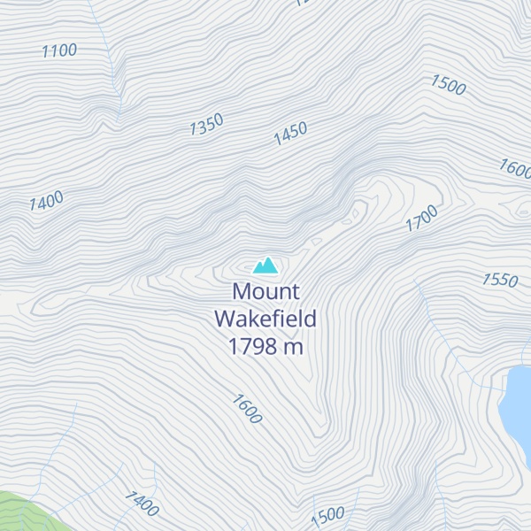 Map of Mount Wakefield