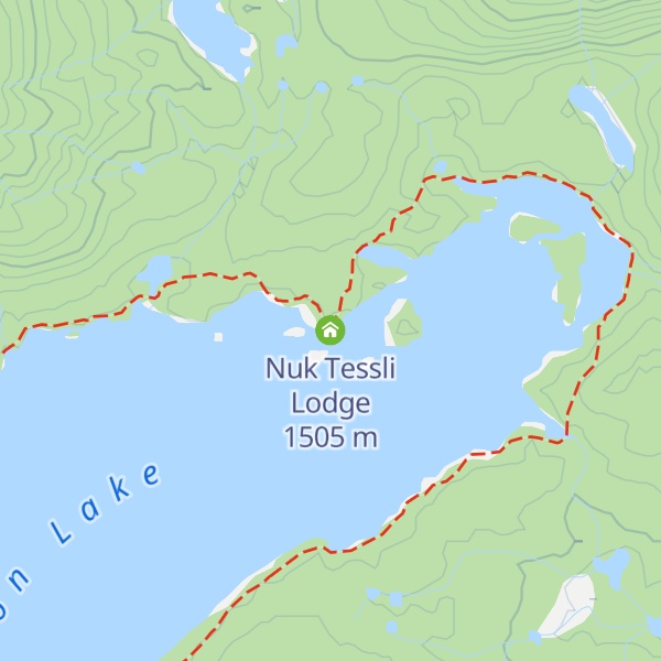 Map of Nuk Tessli Lodge