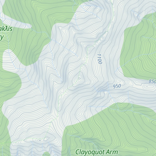 Map of Muriel Ridge