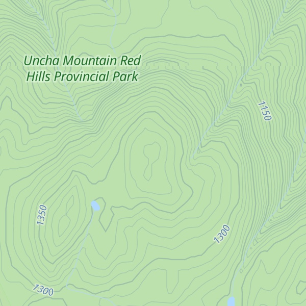 Map of Uncha Mountain
