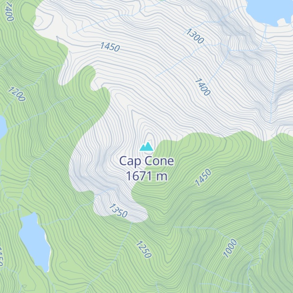 Map of Cap Cone
