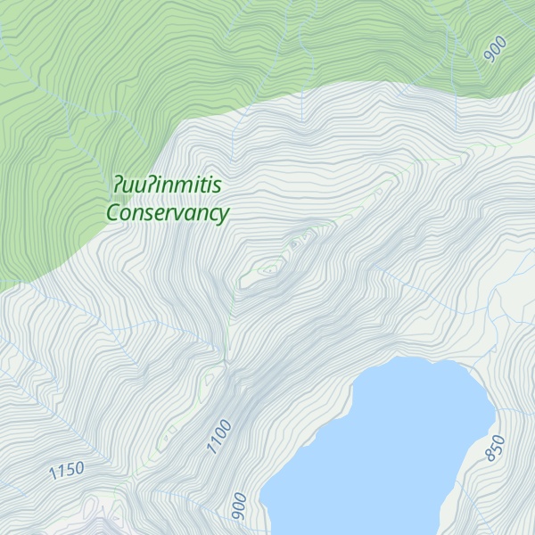 Map of Rhino Peak