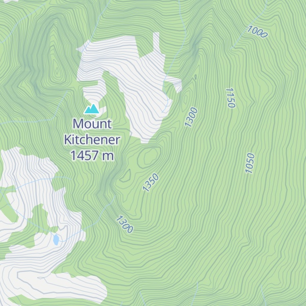 Map of Mount McCreight