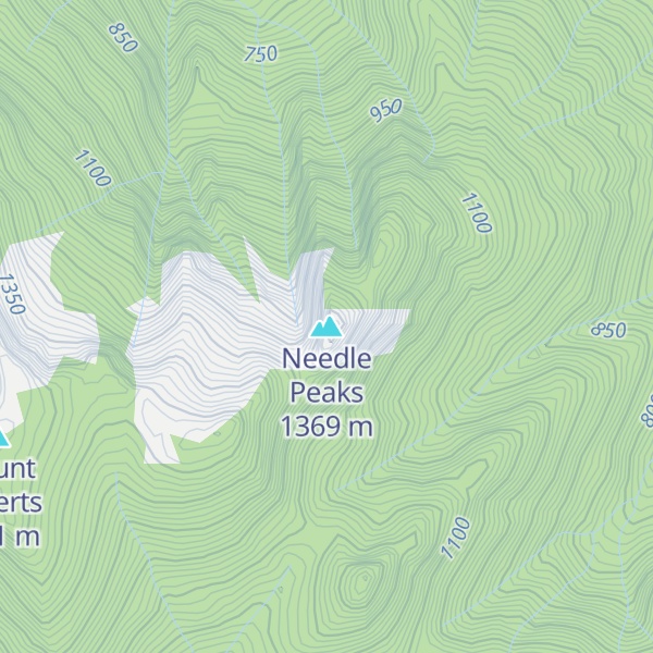 Map of Needle Peaks