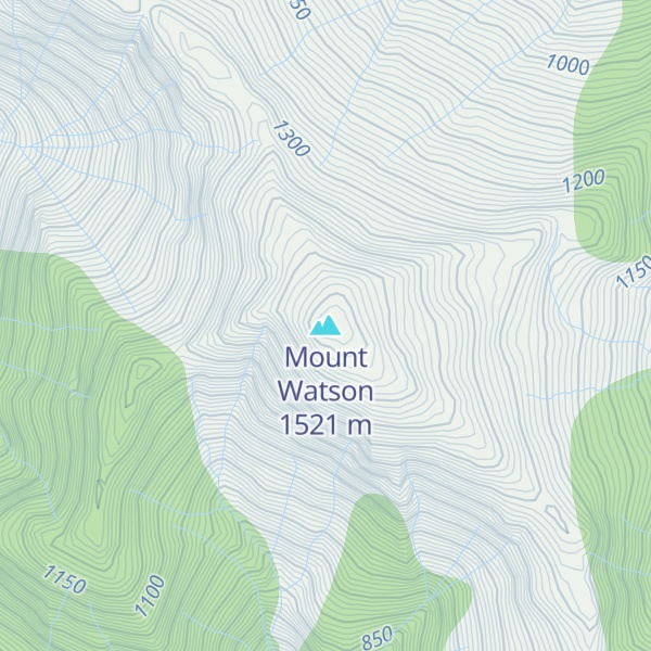 Map of Mount Watson