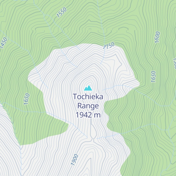 Map of Tochieka Range