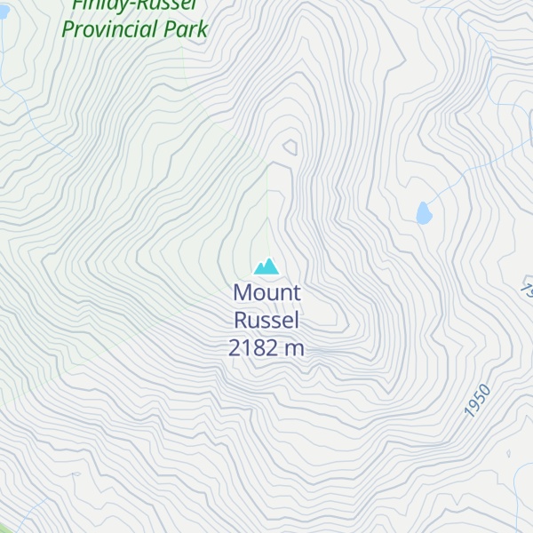 Map of Mount Russel