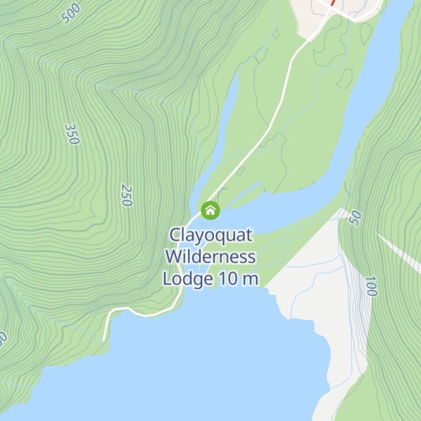 Map of Clayoquat Wilderness Lodge
