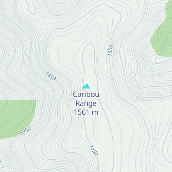 Map of Caribou Range