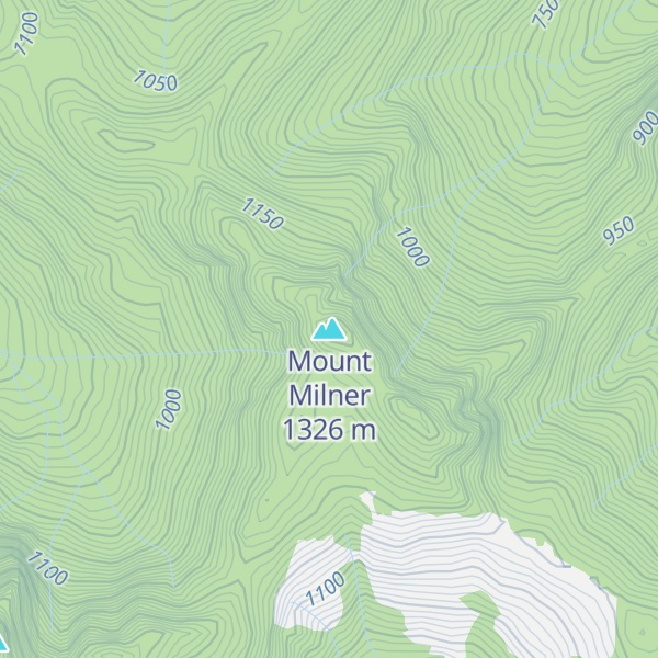 Map of Mount Milner