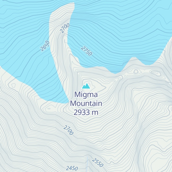 Map of Migma Mountain