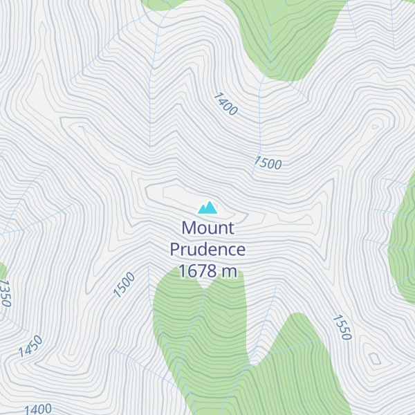 Map of Mount Prudence