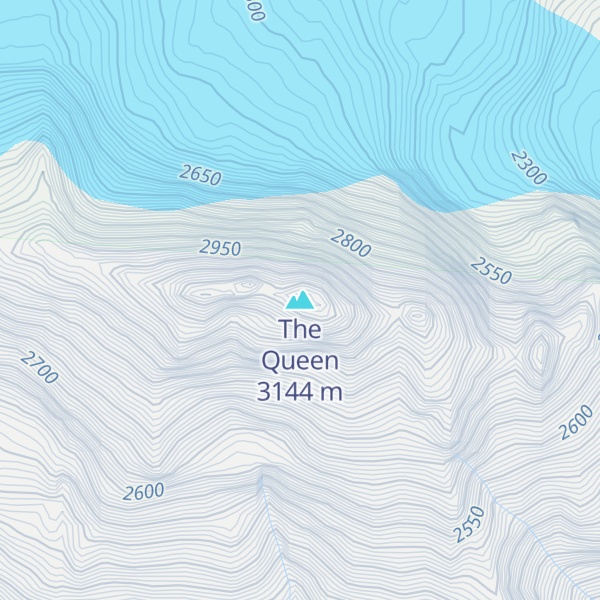 Map of The Queen