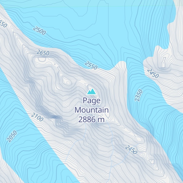 Map of Page Mountain