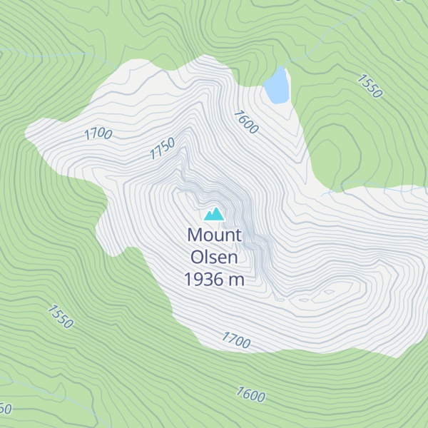 Map of Mount Olsen