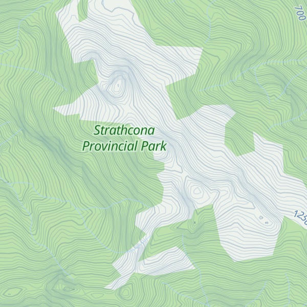 Map of Megin Mountain
