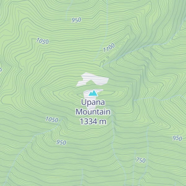 Map of Upana Mountain