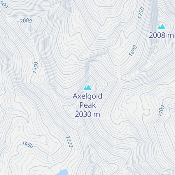 Map of Axelgold Peak