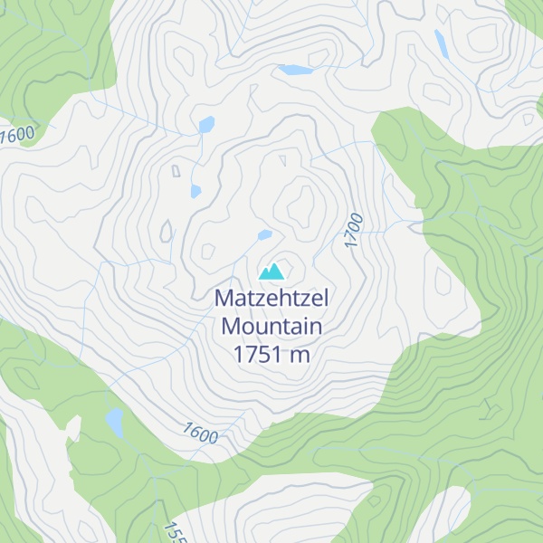 Map of Matzehtzel Mountain