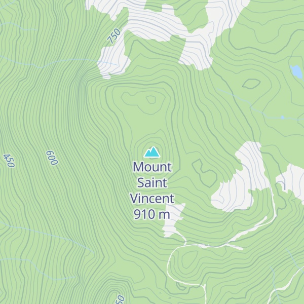 Map of Mount Saint Vincent