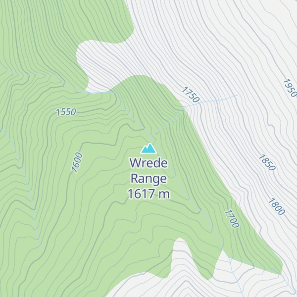 Map of Wrede Range