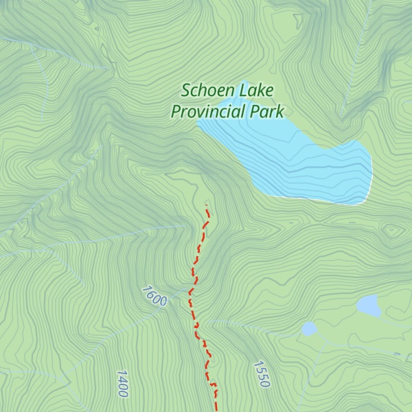 Map of Mount Schoen