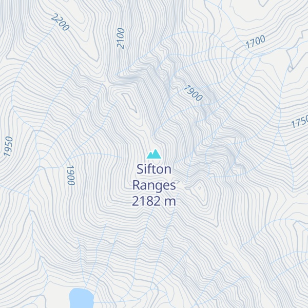 Map of Sifton Ranges
