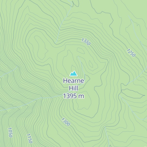 Map of Hearne Hill