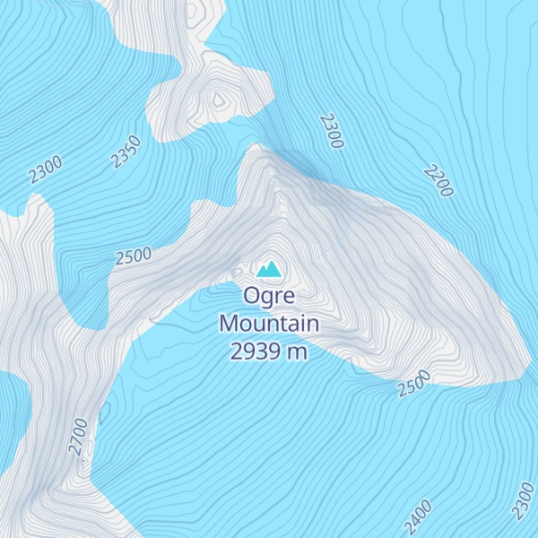 Map of Ogre Mountain