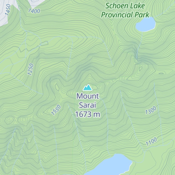 Map of Mount Sarai