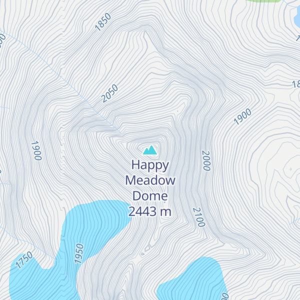 Map of Happy Meadow Dome