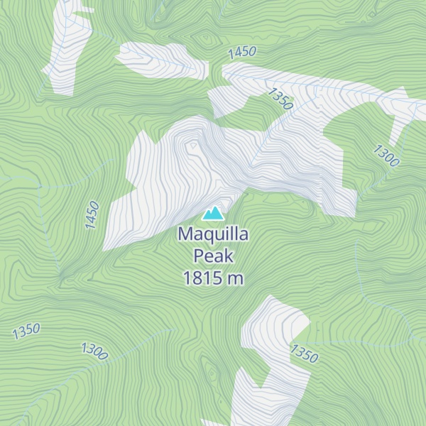 Map of Maquilla Peak