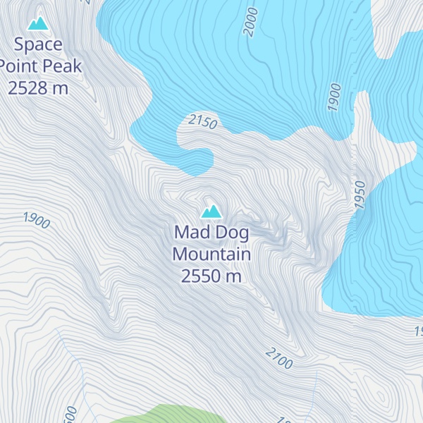 Map of Mad Dog Mountain