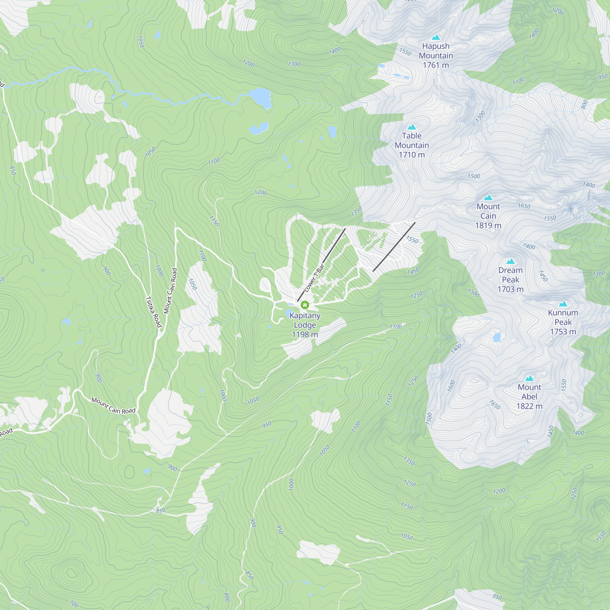 Kapitany Lodge map